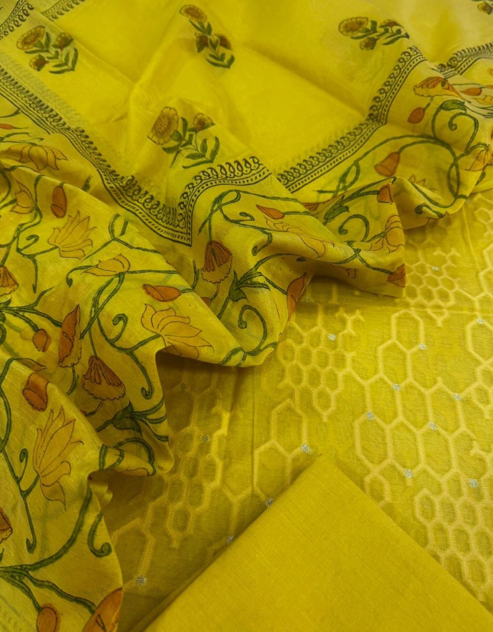 Chanderi silk suit