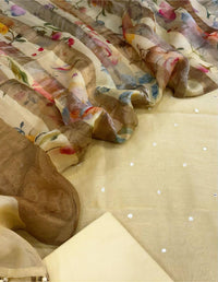 Mul Chanderi Silk Suit