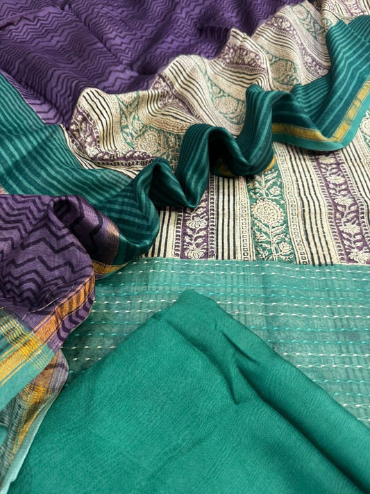 Chanderi Silk Suit