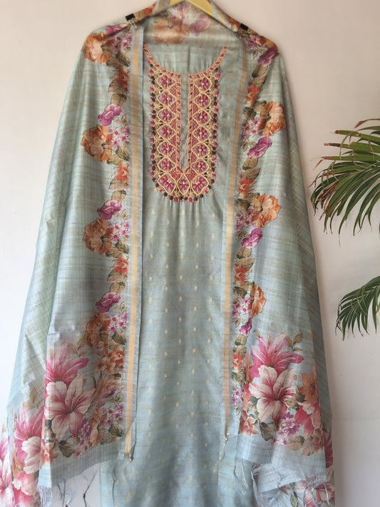 Chanderi Silk Suit