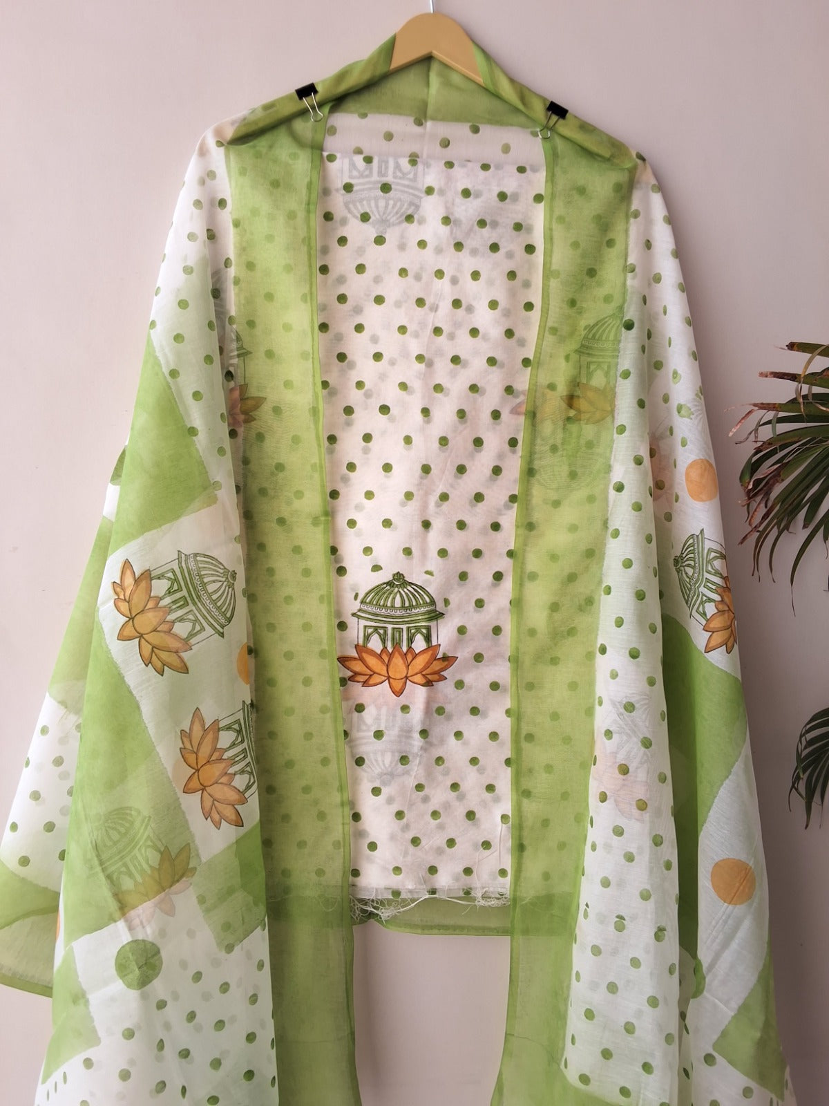 Chanderi silk suit