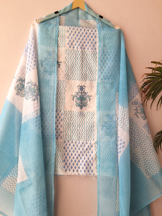 Chanderi silk suit