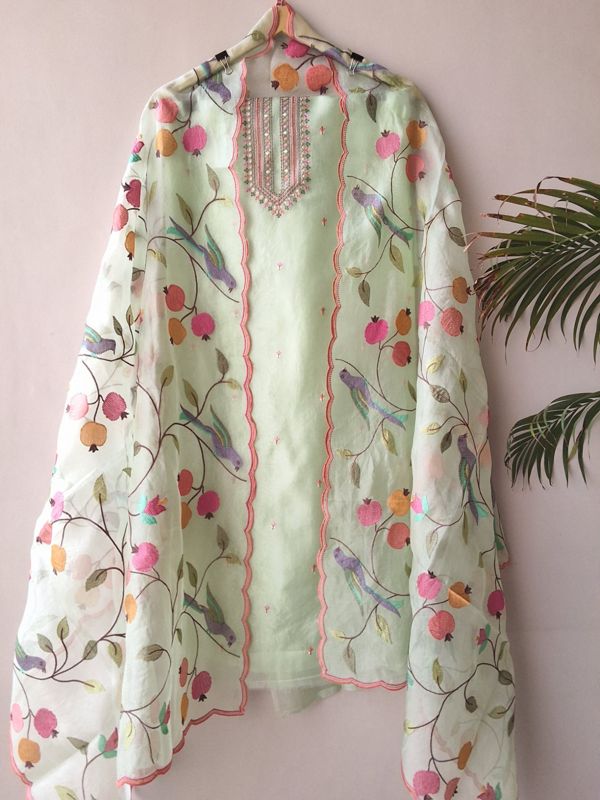 Organza Silk Suit