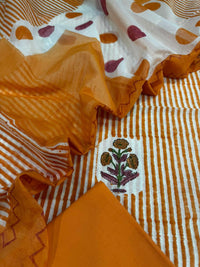 Chanderi silk suit