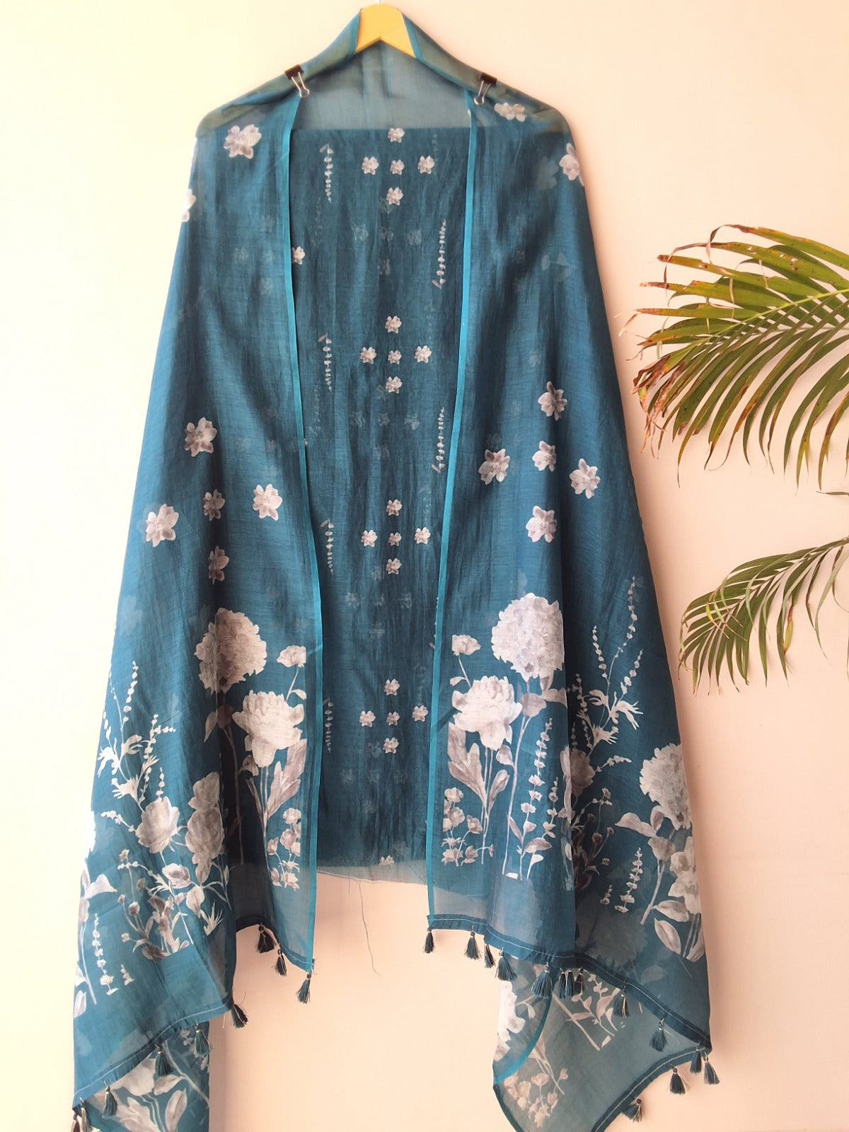 Mul Chanderi silk Suit