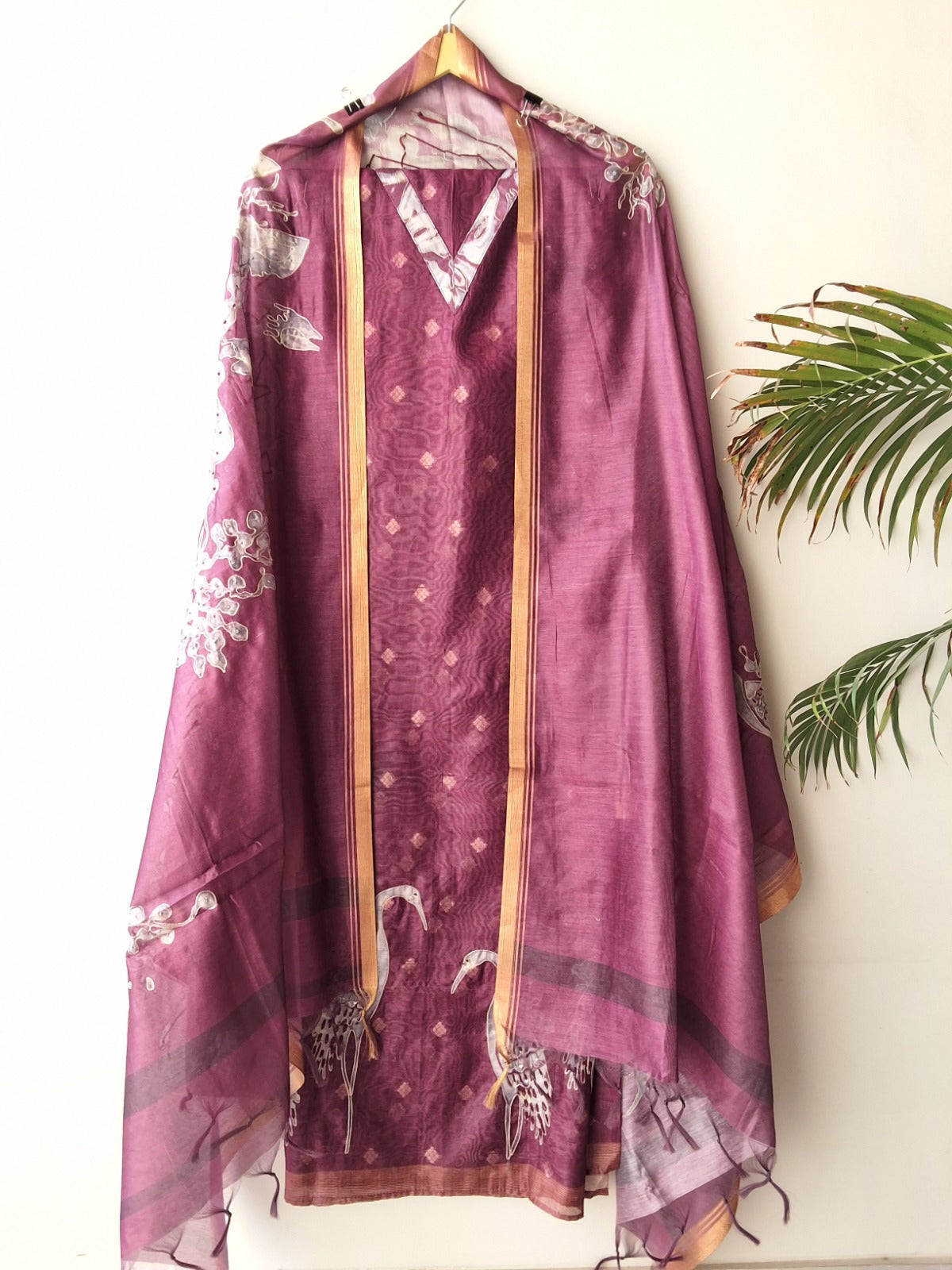 Chanderi Silk Suit