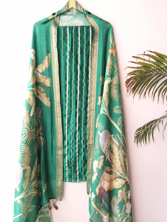 Chiniya Silk Suit