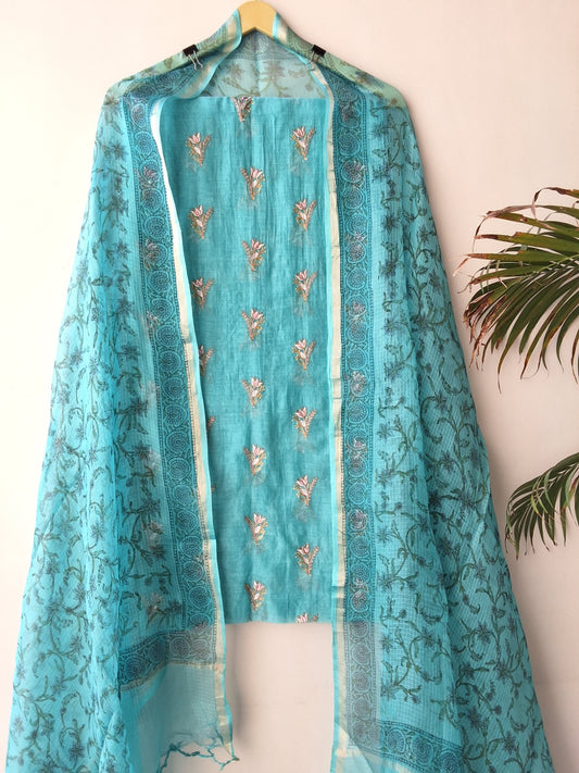 Chanderi Silk Suit