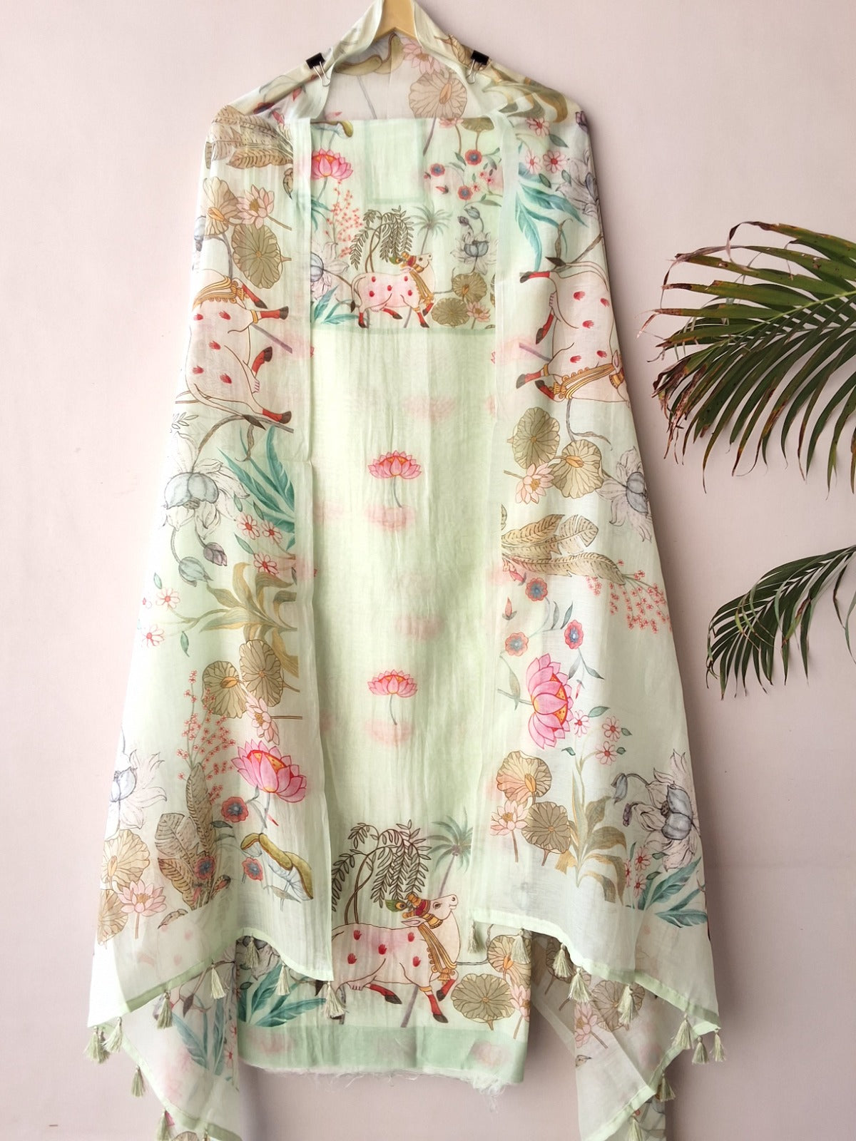 Malai Chanderi silk suit