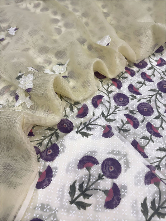 Cotton with Kota Dupatta