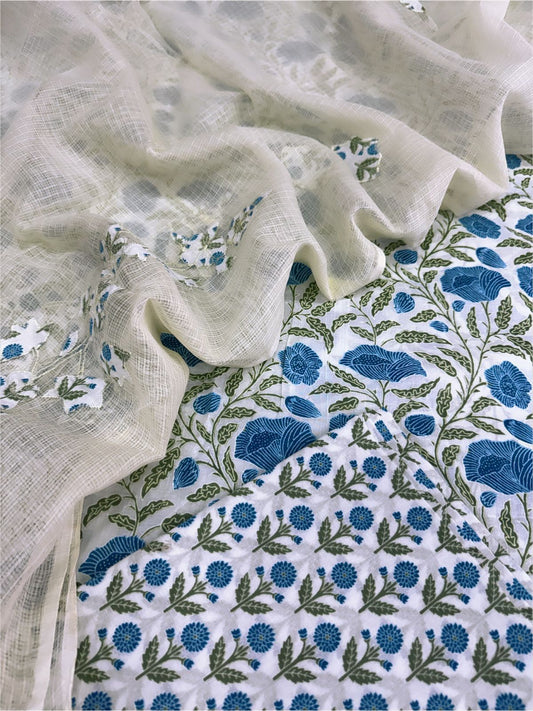 Cotton with Kota Dupatta