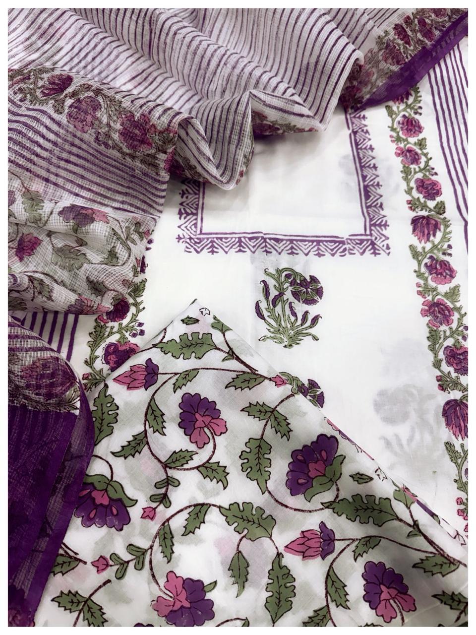 Cotton with Kota Dupatta