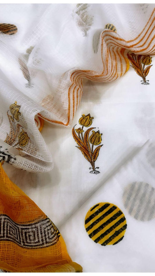 Cotton with Kota Dupatta