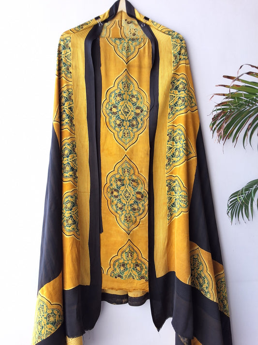 Modal Ajrakh Suit