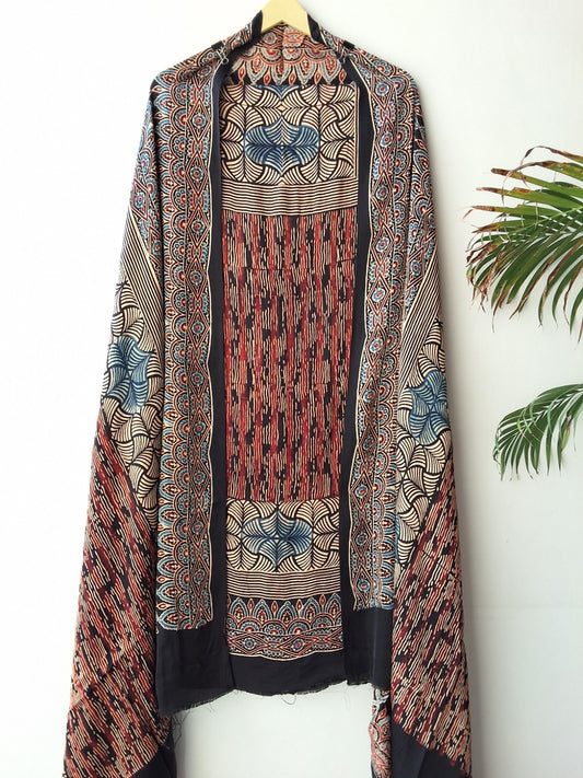 Modal Ajrakh Suit