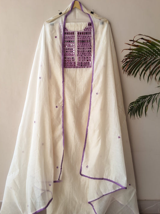 Chanderi Silk Suit