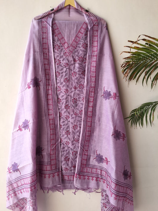Mul Chanderi Suit