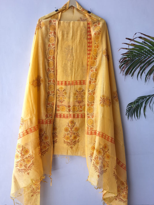 Mul Chanderi Suit