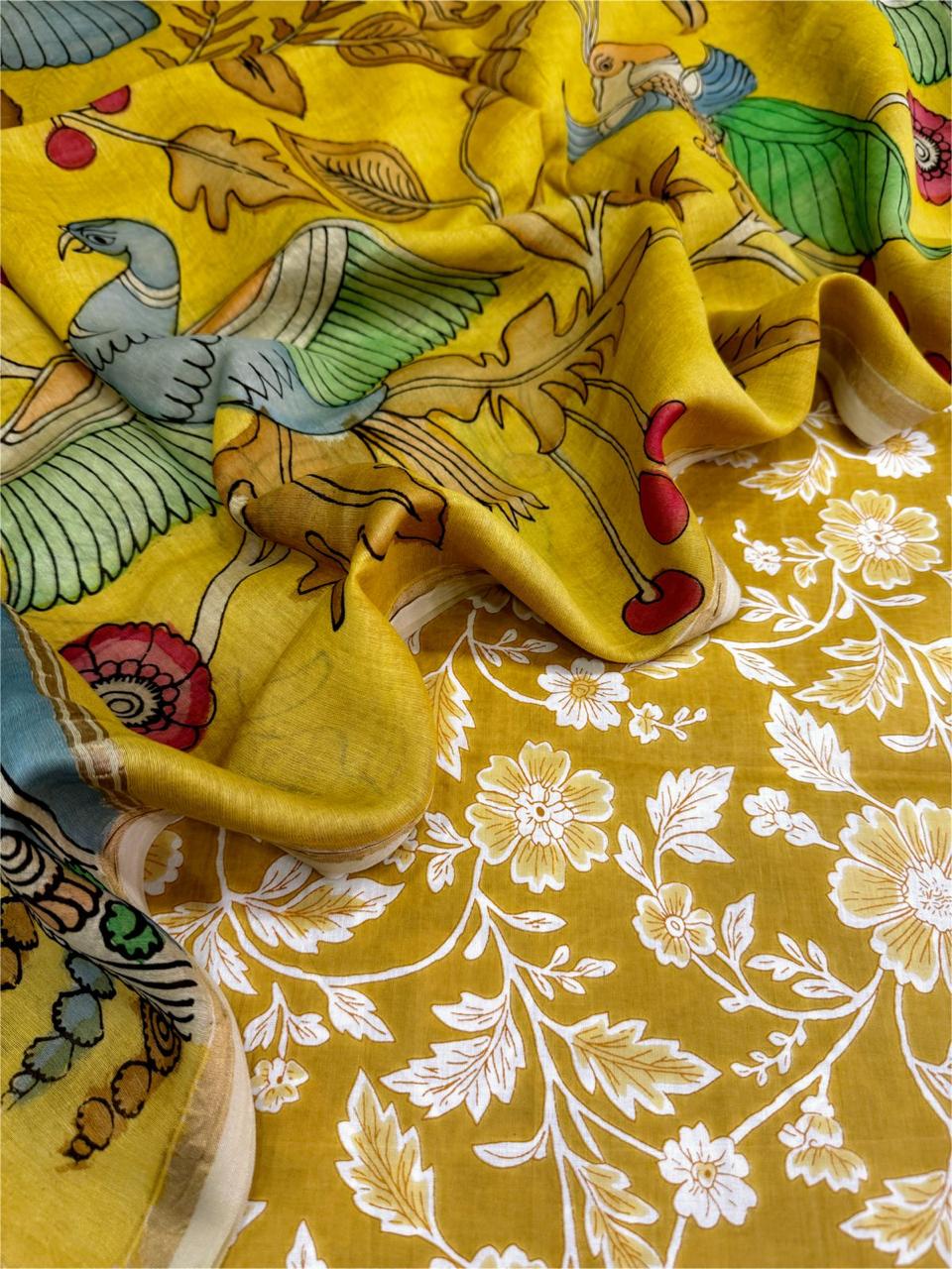 Cotton with Chanderi Dupatta