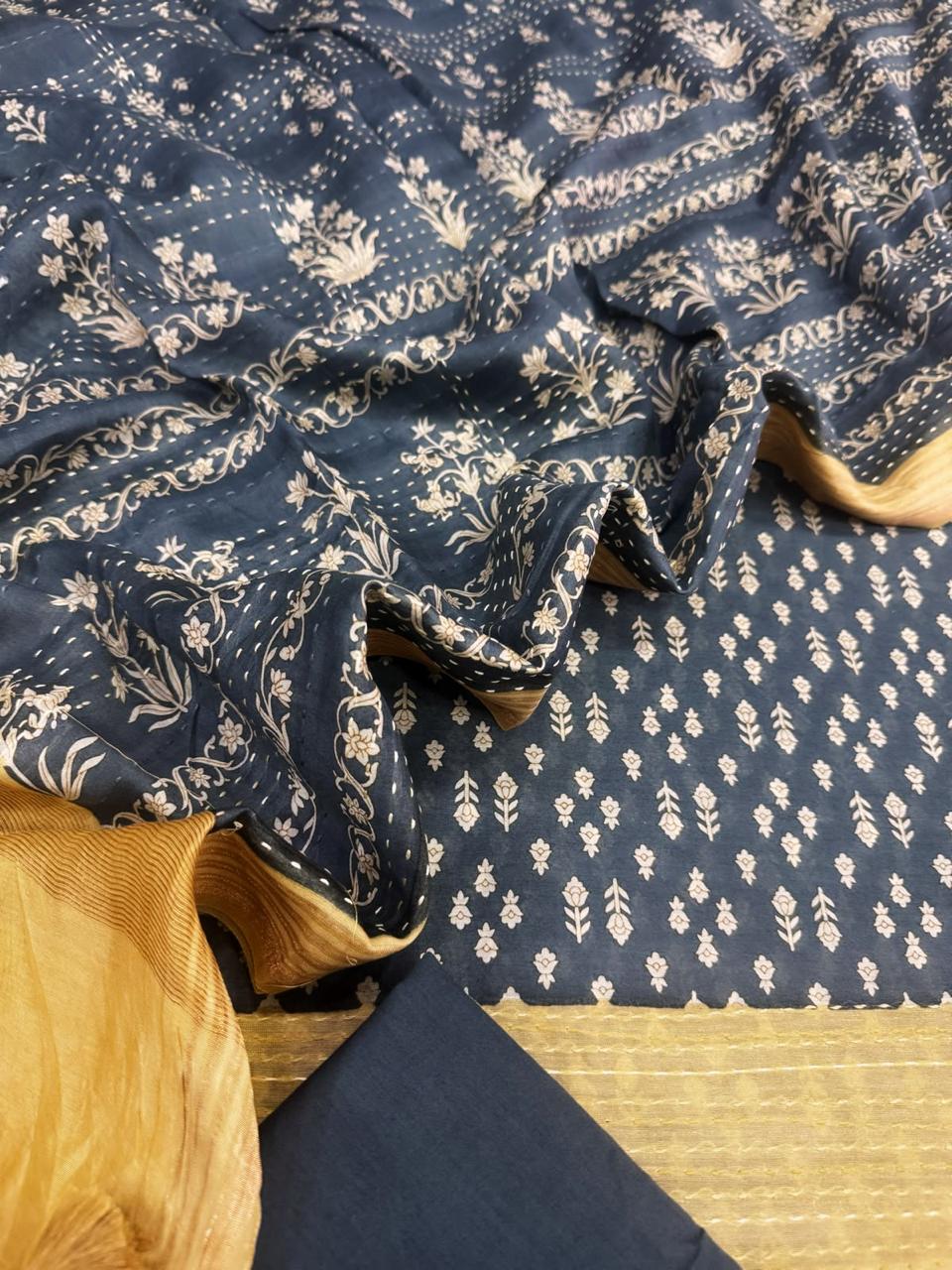Chanderi Silk Suit