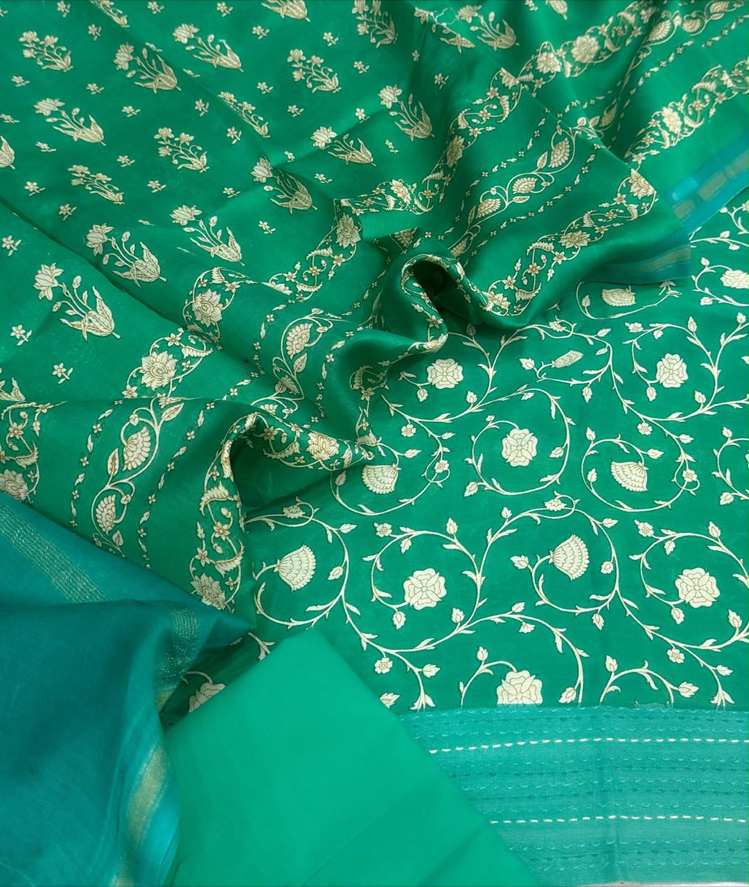 Chanderi Silk Suit
