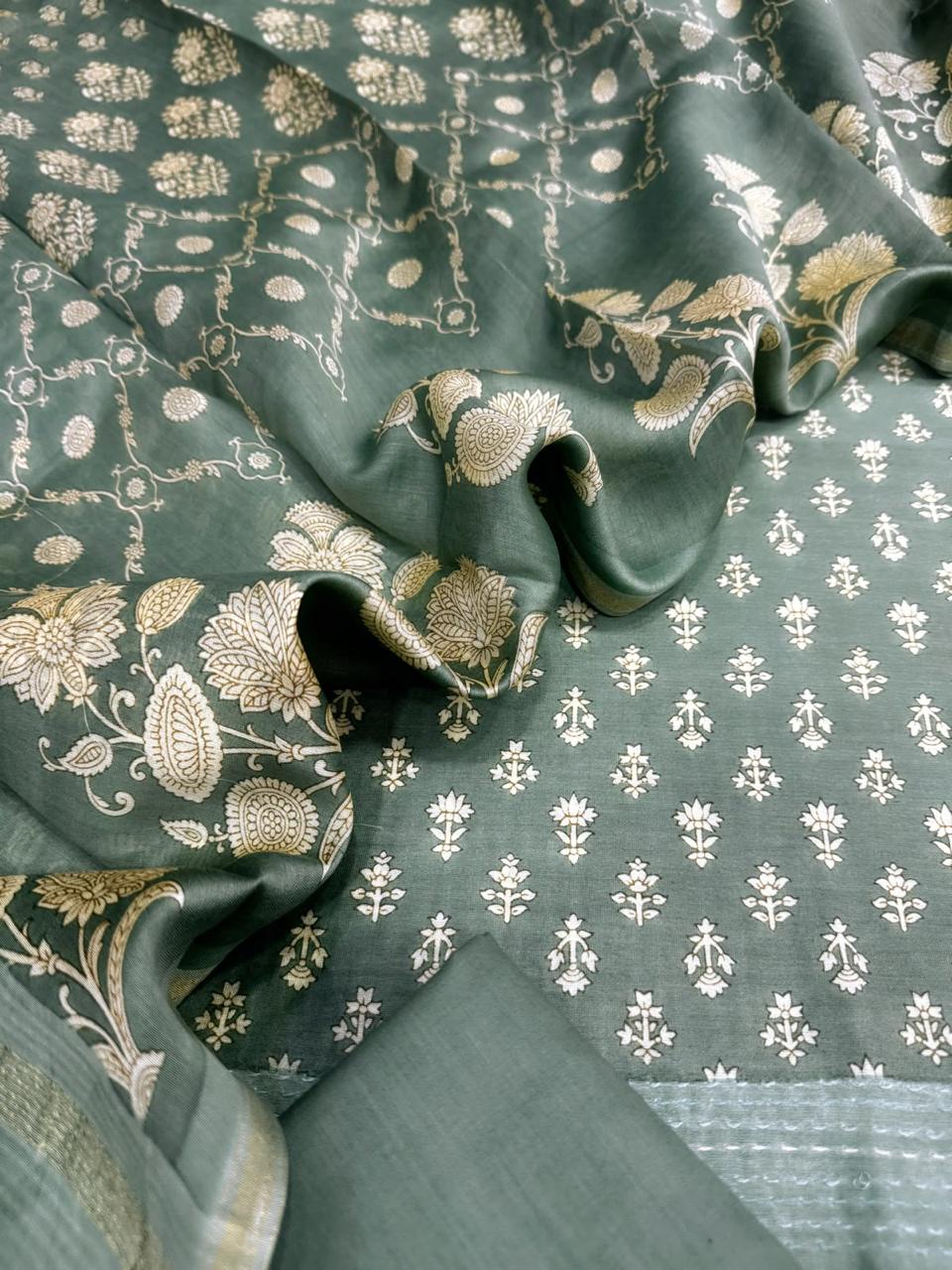 Chanderi Silk Suit