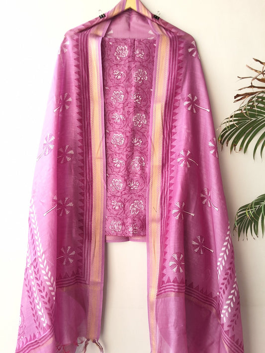 Maheshwari silk suit