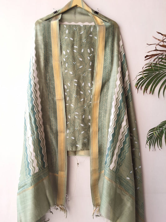 Maheshwari silk suit