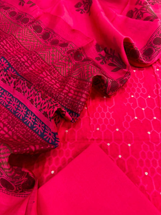 Chanderi Silk Suit