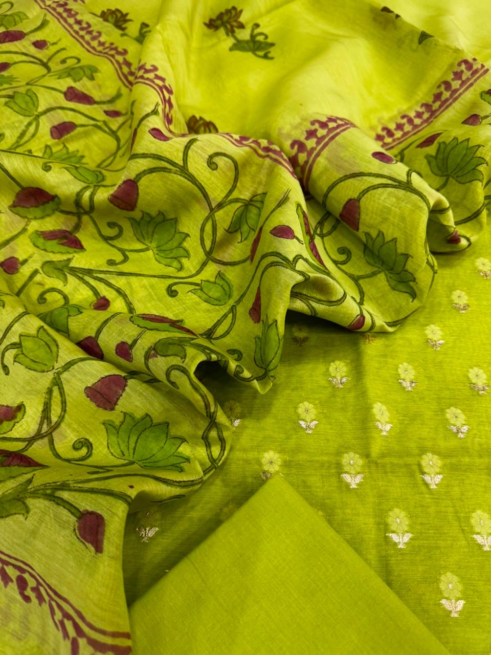 Chanderi Silk Suit