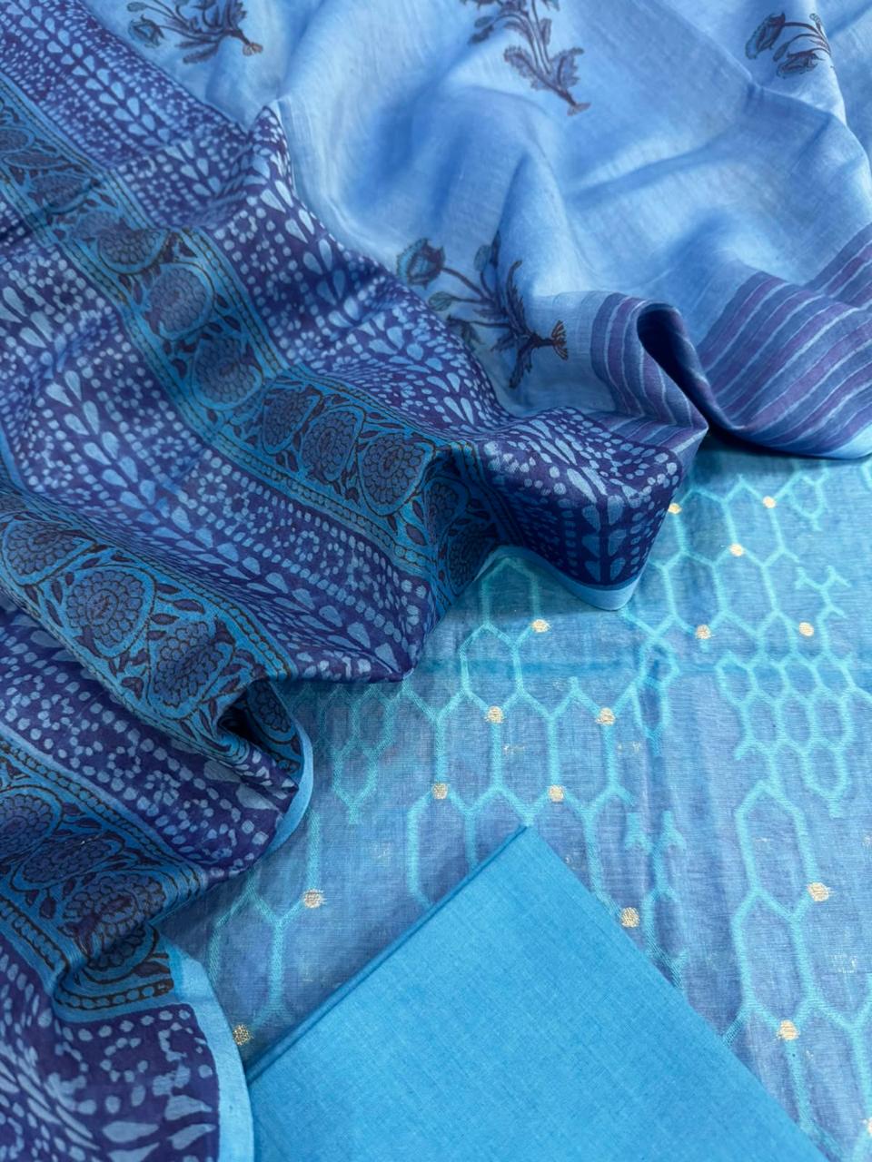 Chanderi Silk Suit