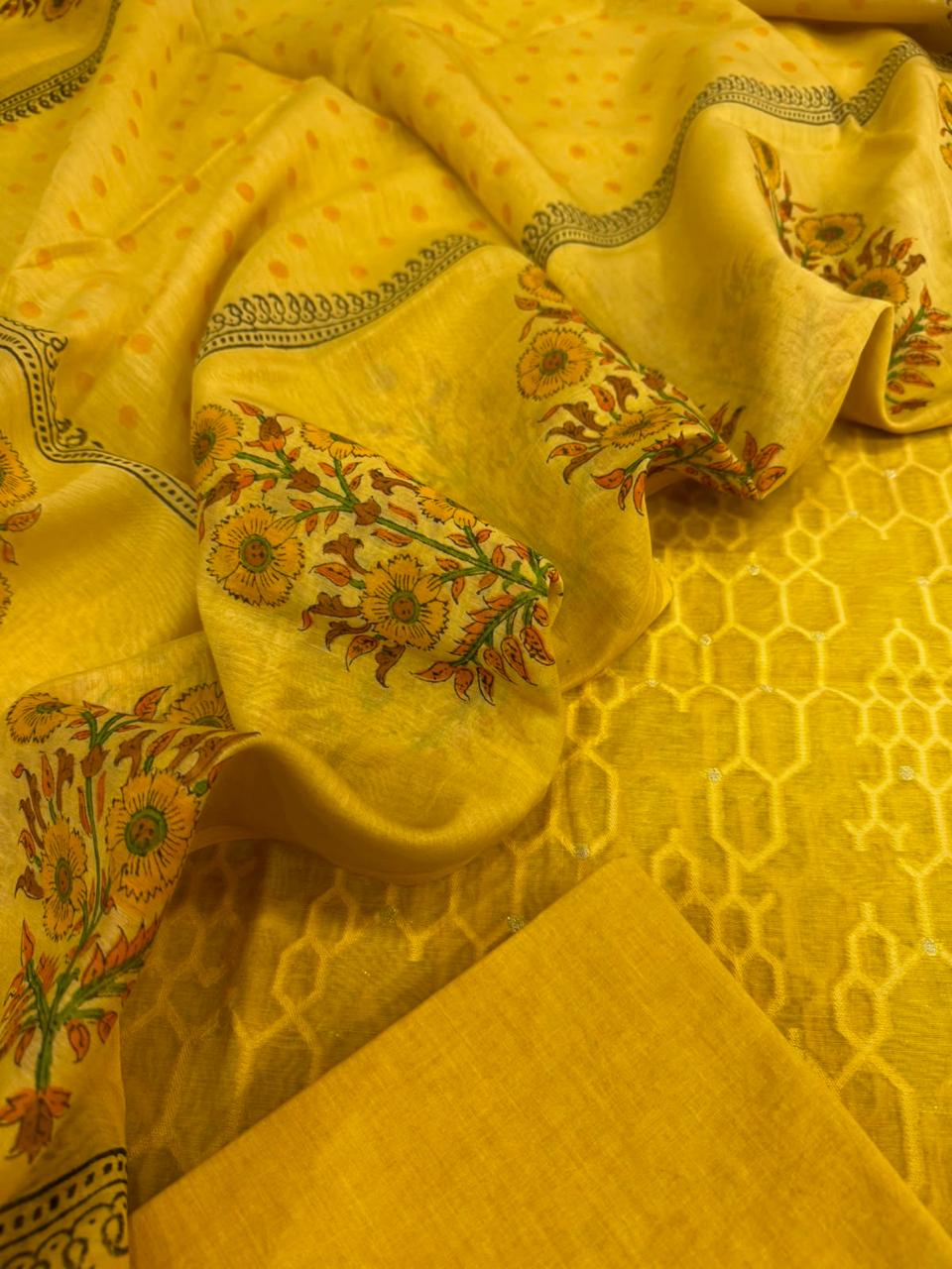 Chanderi Silk Suit