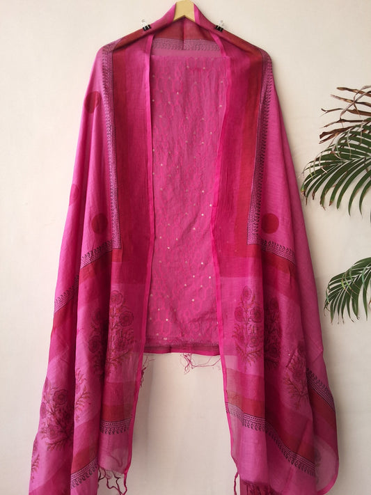Chanderi Silk Suit
