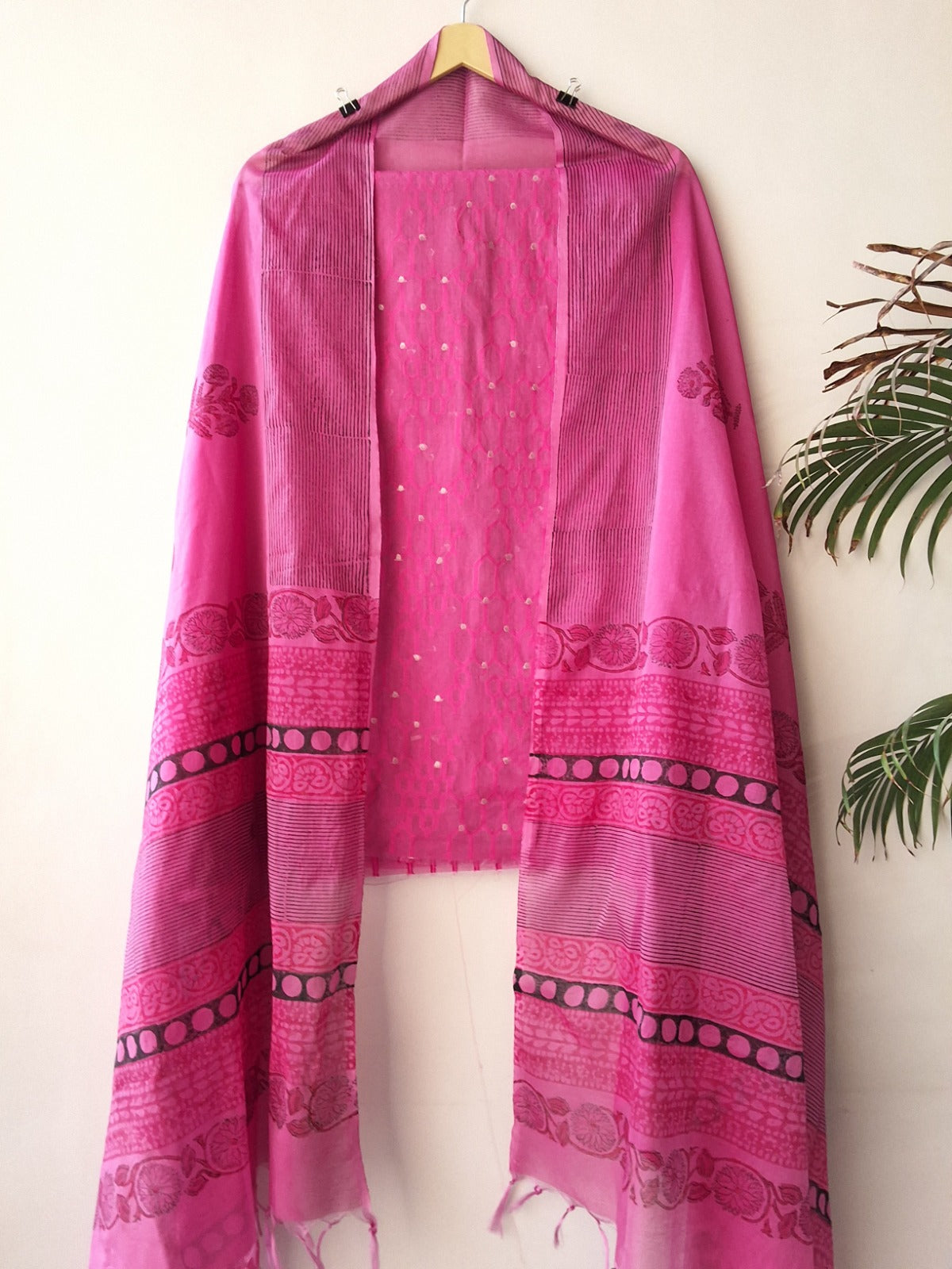 Chanderi silk suit