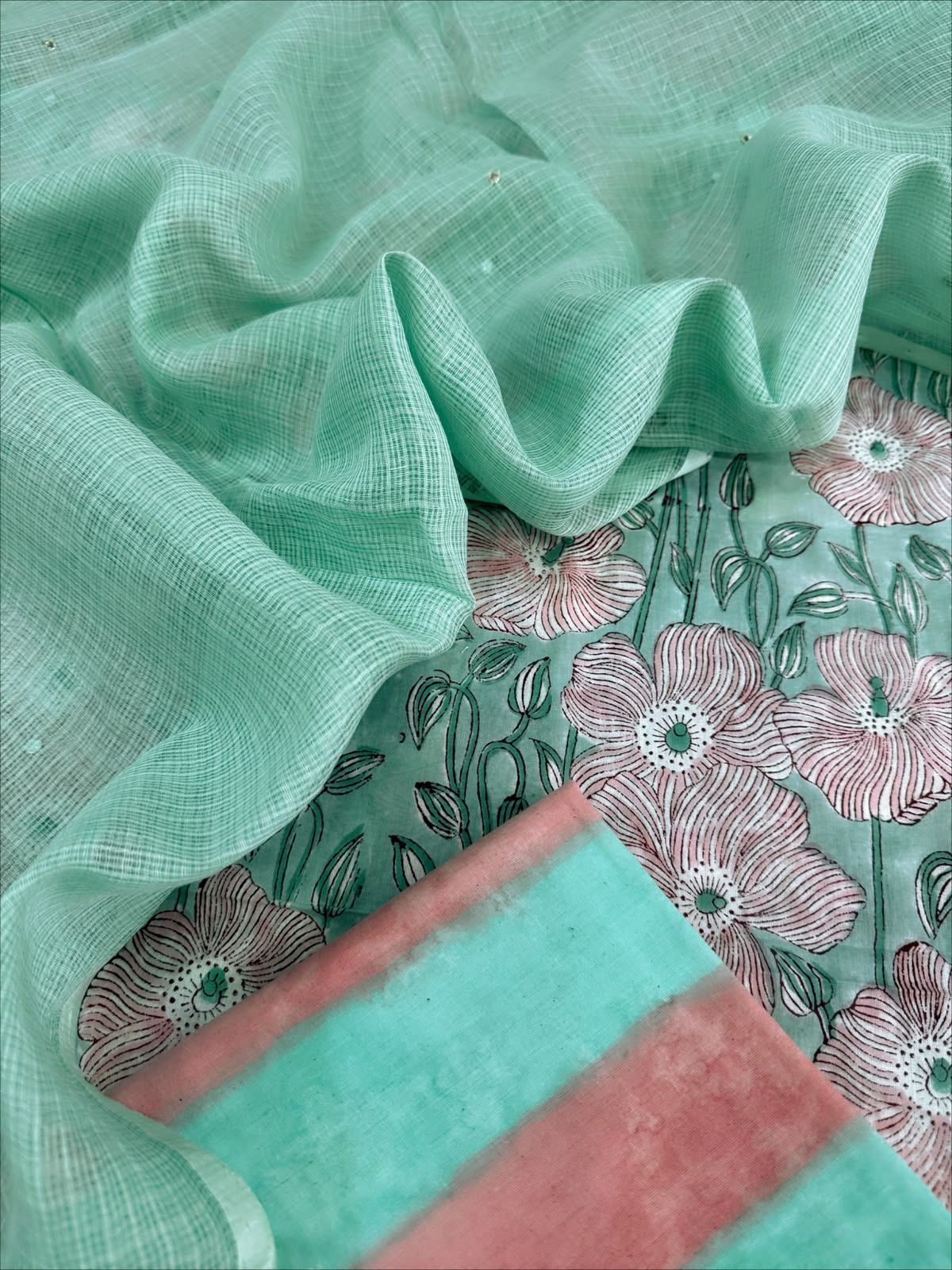 Cotton with Kota Dupatta