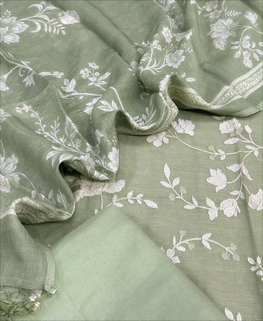 Chanderi Silk Suit