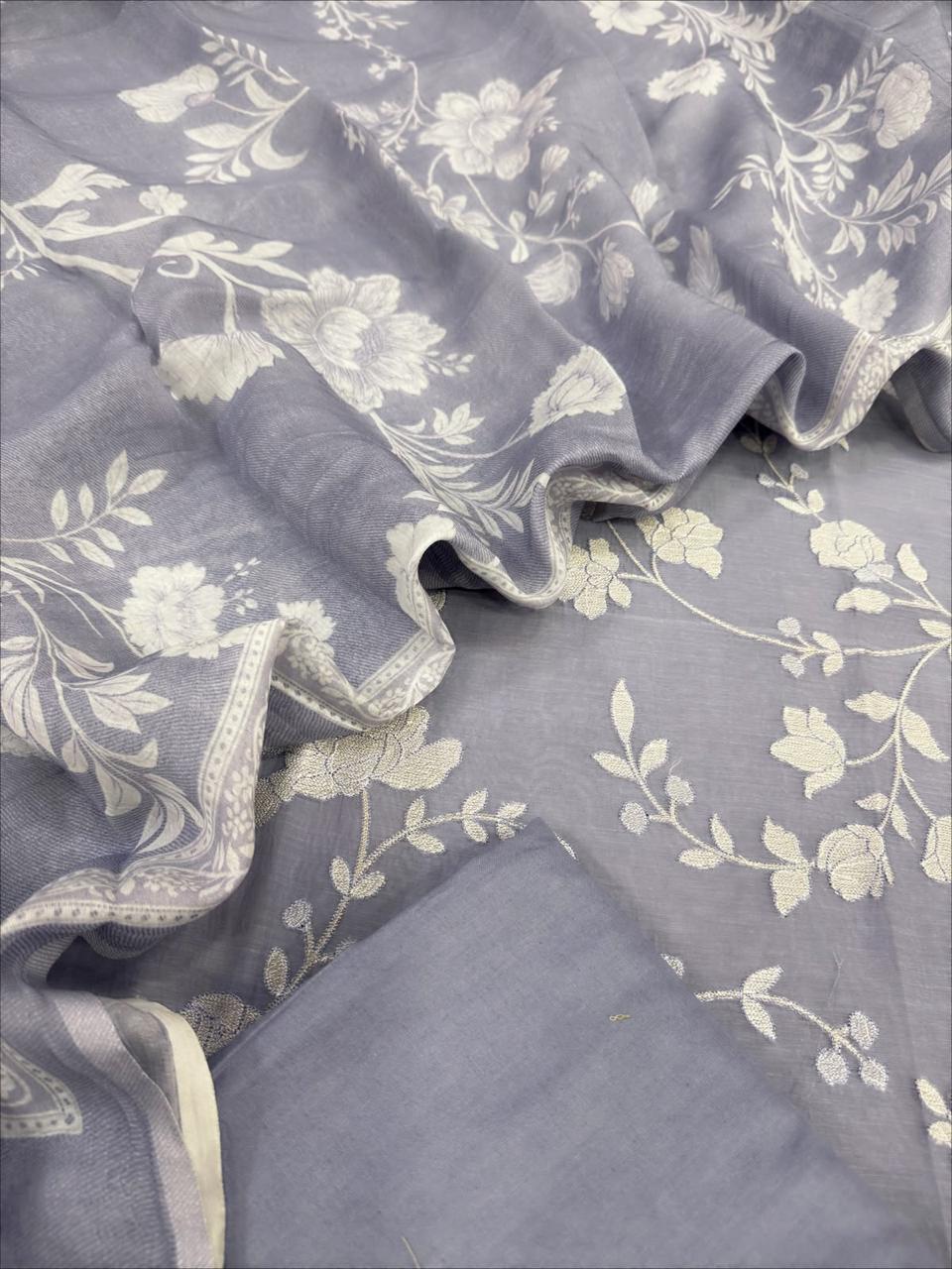 Chanderi Silk Suit