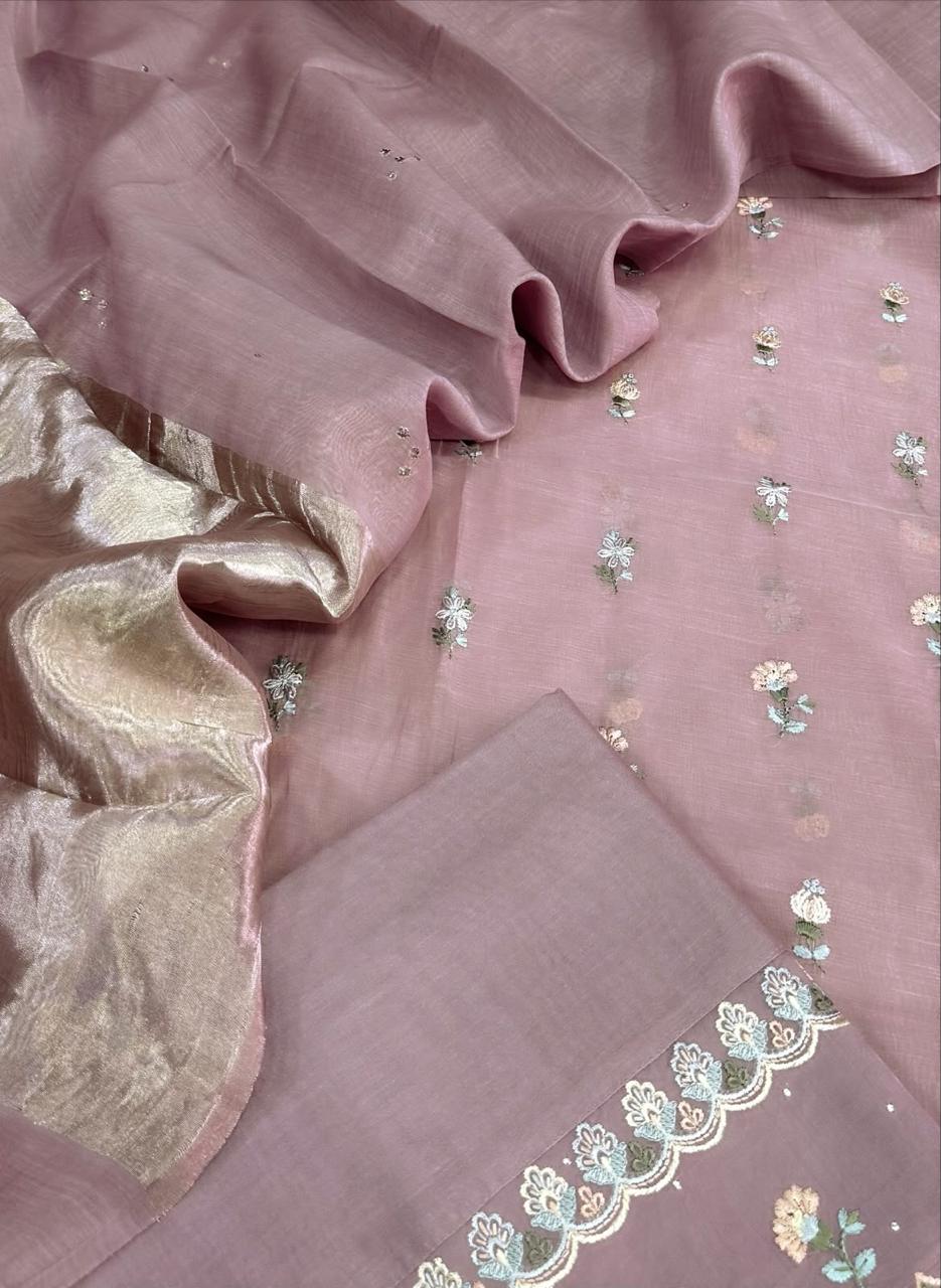 Chanderi Silk Suit