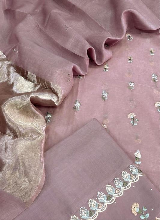 Chanderi Silk Suit