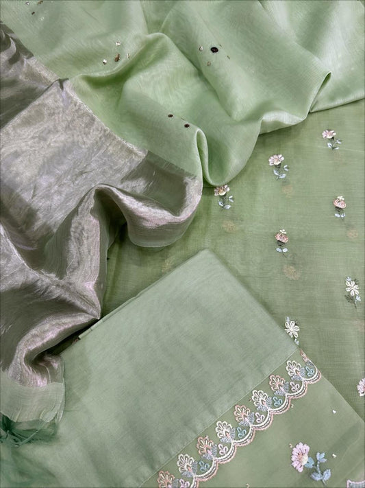 Chanderi Silk Suit