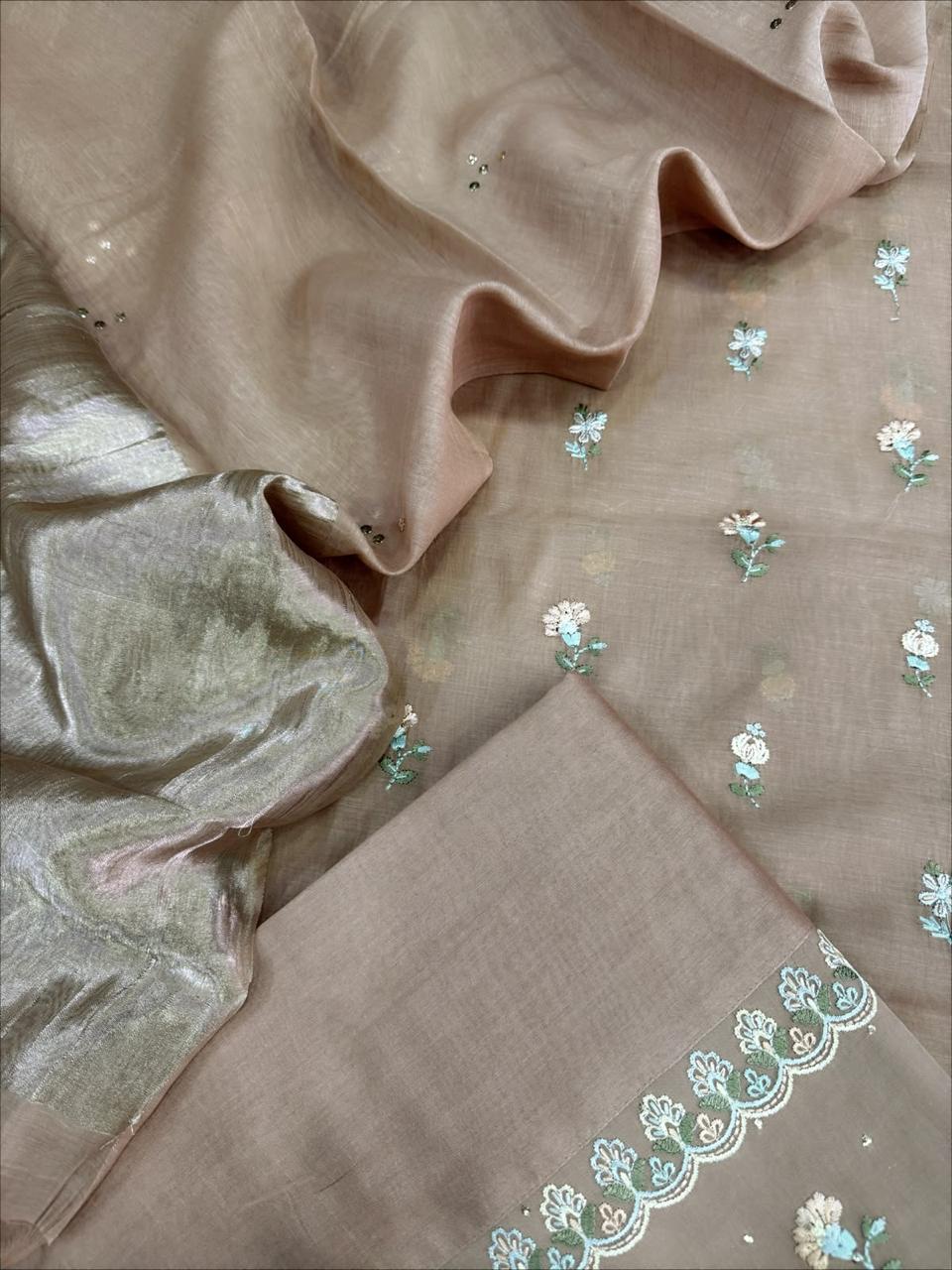 Chanderi Silk Suit
