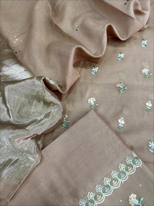 Chanderi Silk Suit