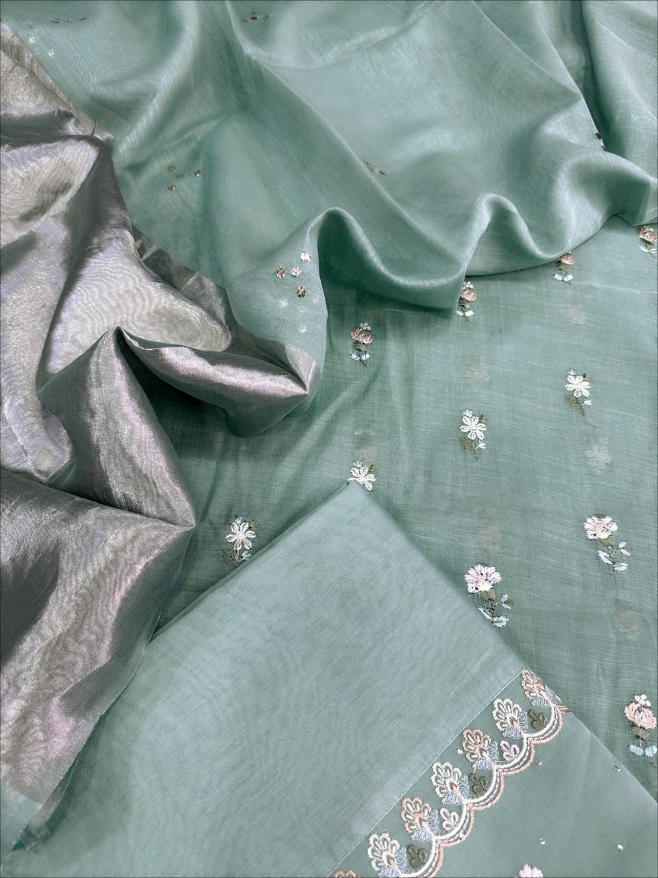 Chanderi Silk Suit