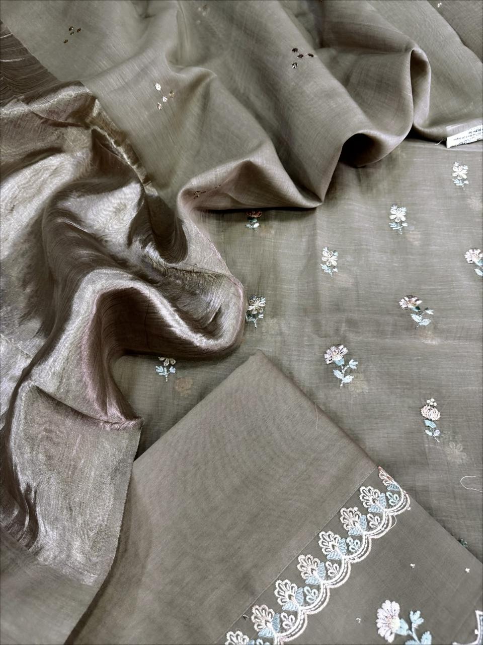 Chanderi Silk Suit
