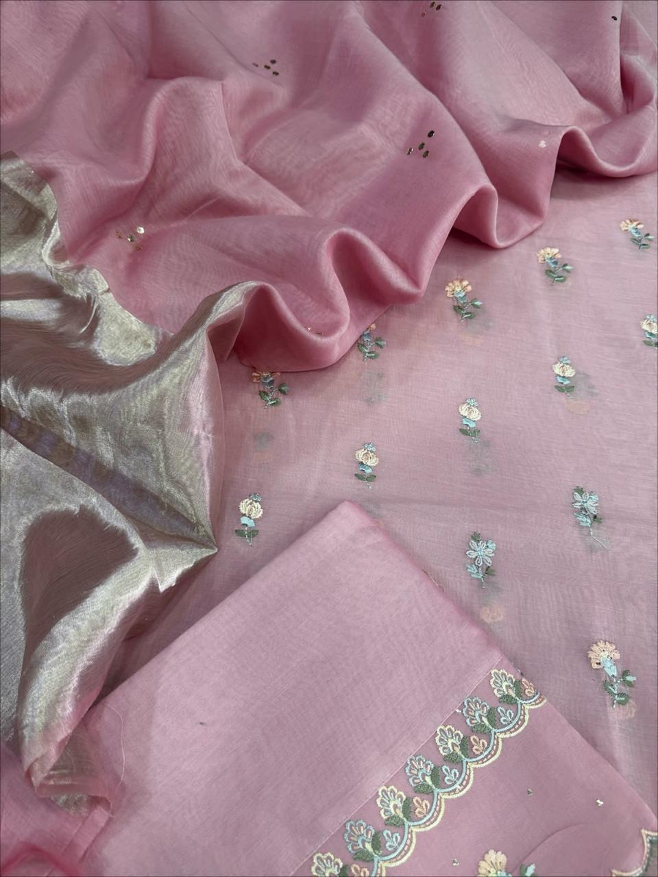 Chanderi Silk Suit