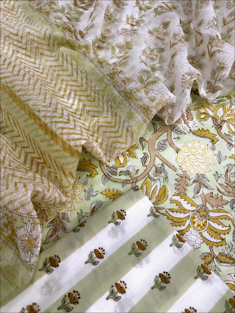 Cotton with Kota Dupatta