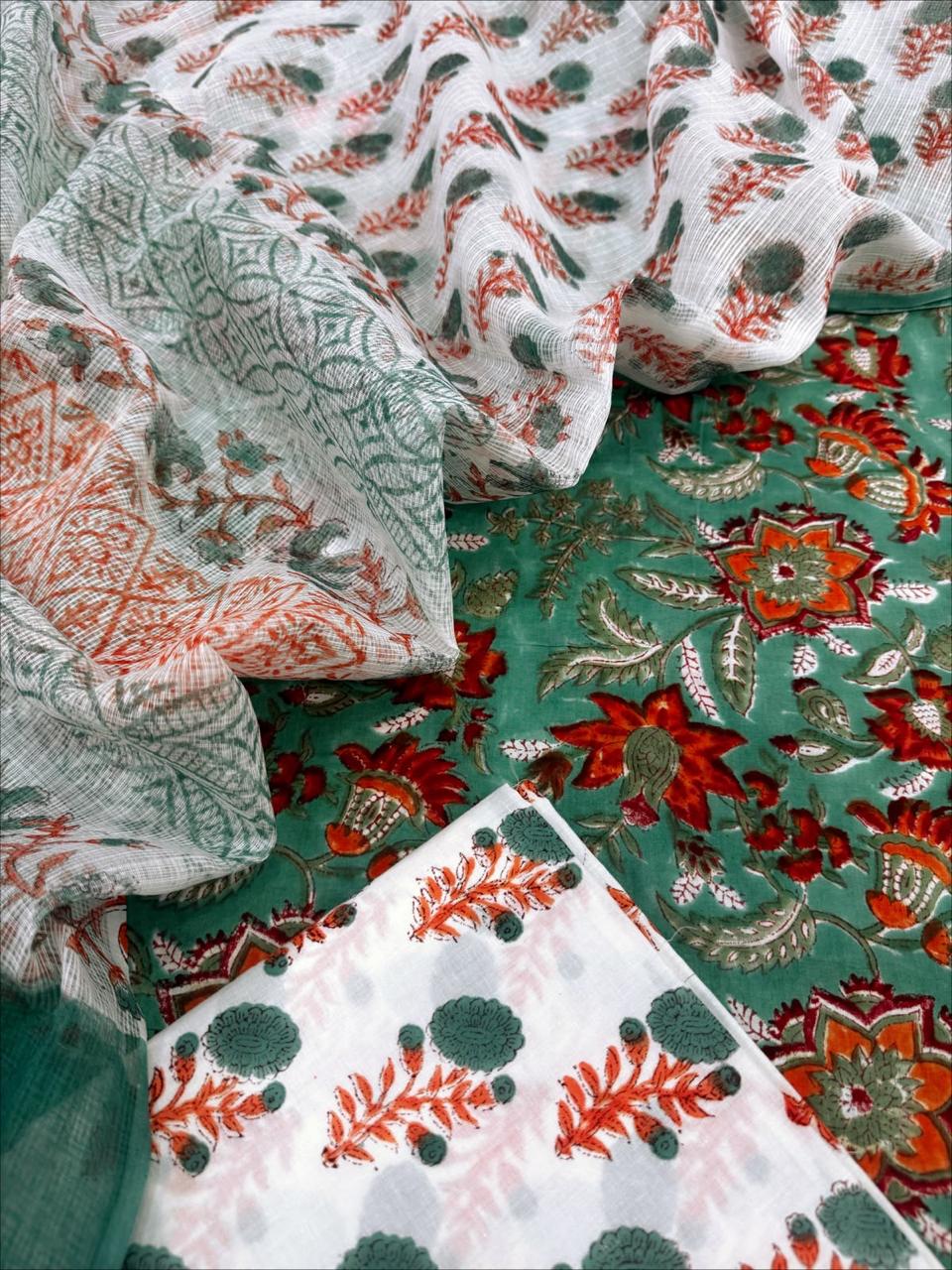 Cotton with Kota Dupatta