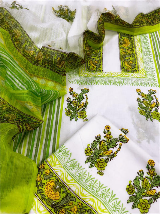 Cotton with Kota Dupatta