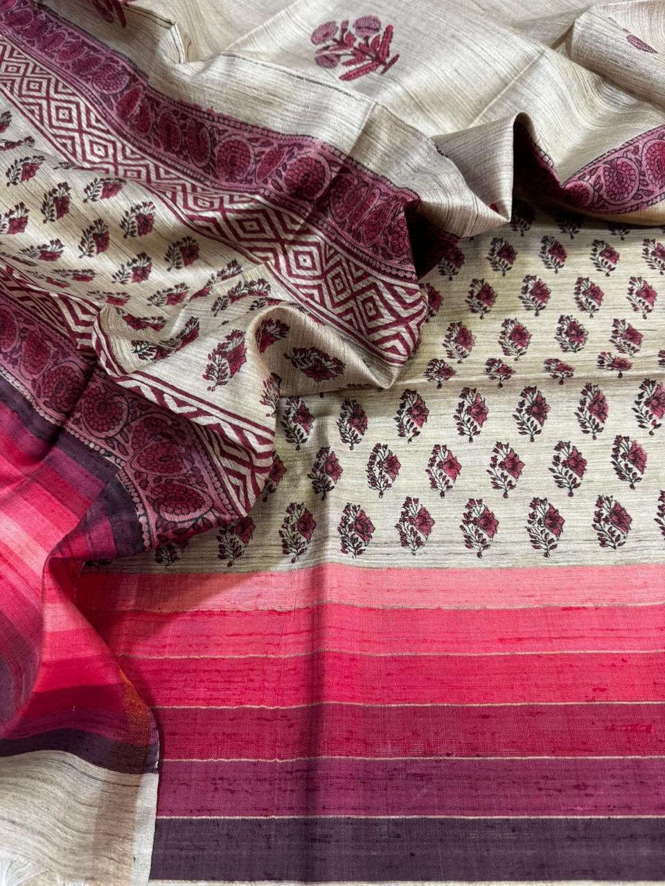 Tussar Silk Suit