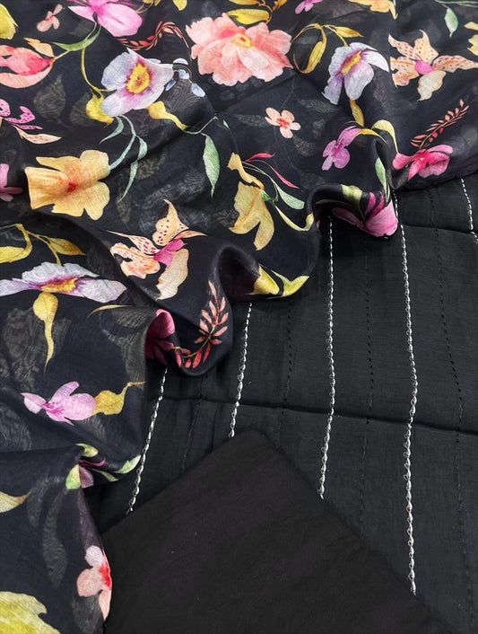 Chanderi Silk Suit
